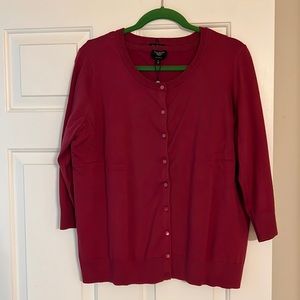 Talbots cardigan and tank - 3/4 sleeve NWT